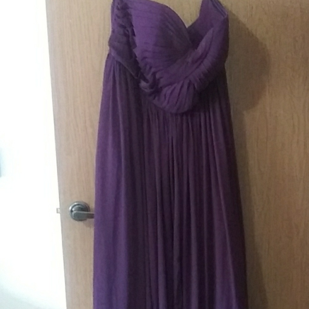 Plus Size Purple Bridesmaids Dress